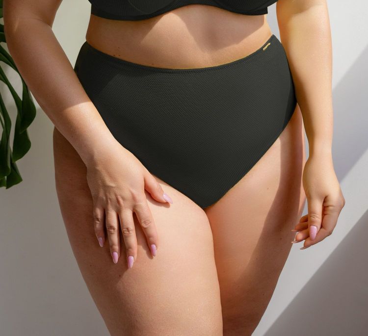 Плавки Kris Line Lemon Black слипы High Waist (черный)