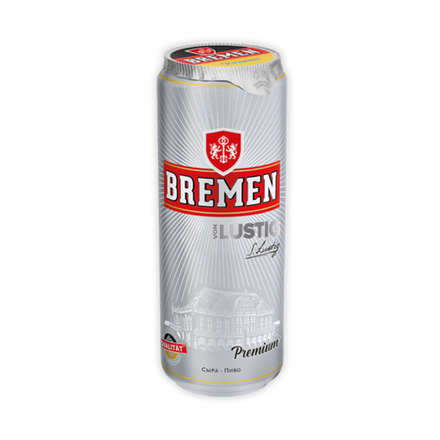Пиво Bremen 0,45 л ж/б