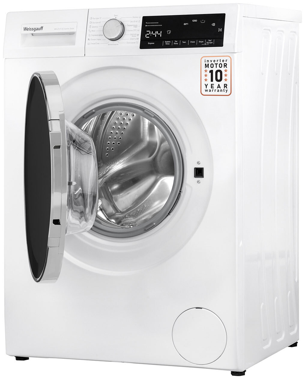 Стиральная машина Weissgauff WM 49127 DS Inverter Steam