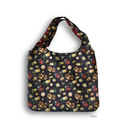 Шоппер - пилигрим COZA большая с принтом "Разобранный Хруцкий", 46х37х9 см