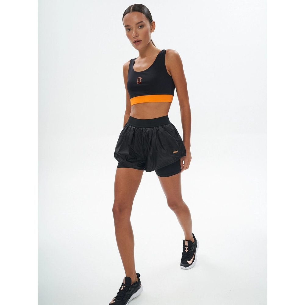 ОДЕЖДА ДЛЯ ТЕННИСА Женская, Шорты RAQUETA UKKO PAINTED BLACK .