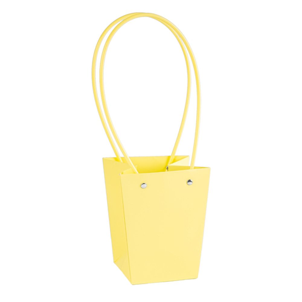 Пакет для цветов КОНУС 13*9,5*15,5 КАНАРЕЕЧНЫЙ