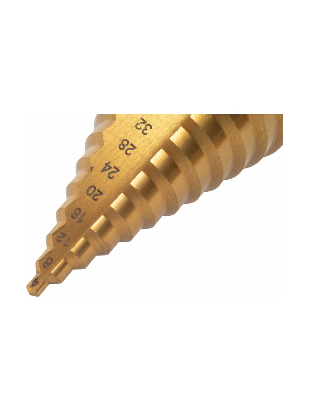 Сверло ступенчатое 4x52мм, шаг 4, HSS Gigant GSD 11059