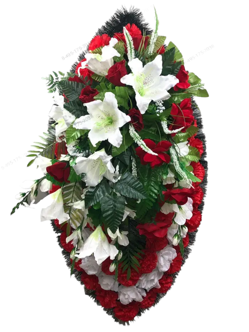 Похоронный венок «Элитный №53» (140 см)