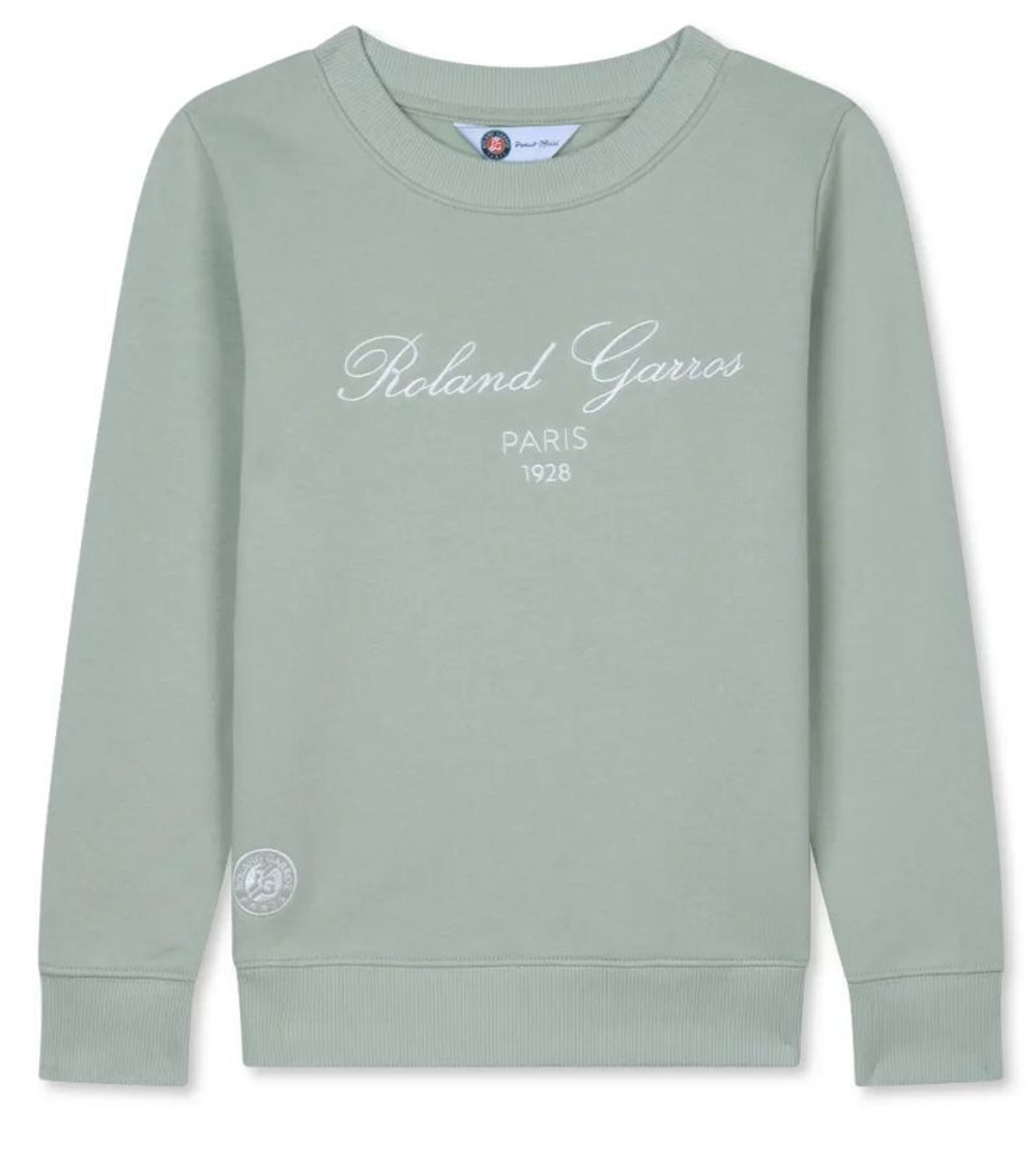 Детская теннисная толстовка Roland Garros Kids Sporty Chic Titouan - green