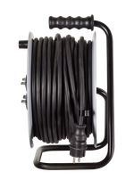 Удлинитель силовой на металлической катушке Ресанта СУ-3х2,5КГ-30/3 (с выкл., 4 розетки, IP44)