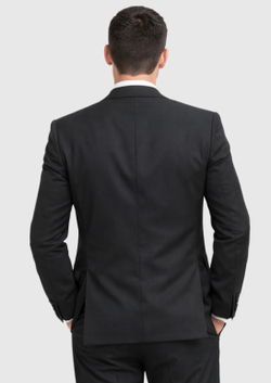 Мужской костюм тройка (черный) А89