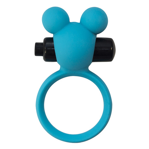 Бирюзовое эрекционное виброколечко 3см Lola Games Emotions Minnie Breeze 4005-03Lola