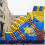 Надувная горка "Ботинок" 8*4*5 м