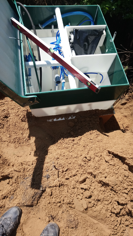 Монтаж септика - локального очистного сооружения