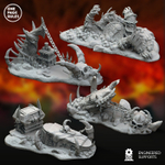 Grand Alliance Chaos Blades of Khrone террейн баррикада 1 шт. миниатюра для dnd, днд, pathfinder, фентези, Настольная игра, НРИ, Варгейм, РПГ
