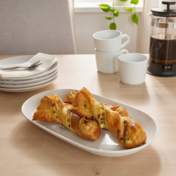 IKEA GODMIDDAG  (ИКЕА ГОДМИДДАГ)  -  Блюдо, белое, 32x18 см