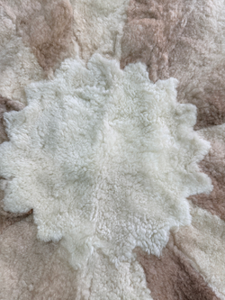 Ковер шкура натуральная овчина меховой