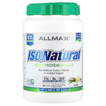 ALLMAX, ISONatural ™, изолят сывороточного протеина, ваниль, 907 г (2 фунта)