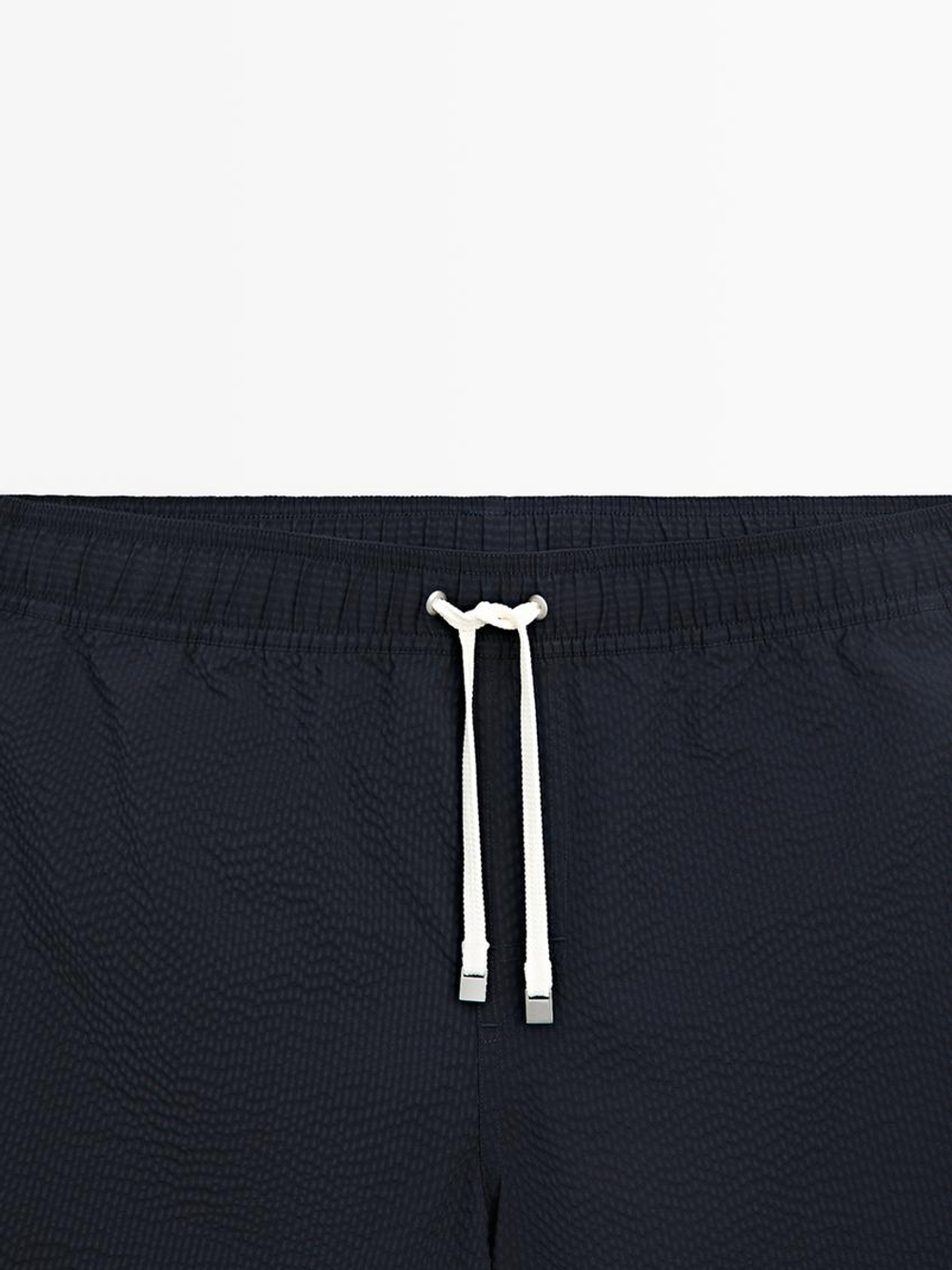 Massimo Dutti Однотонные плавки, темно-синий