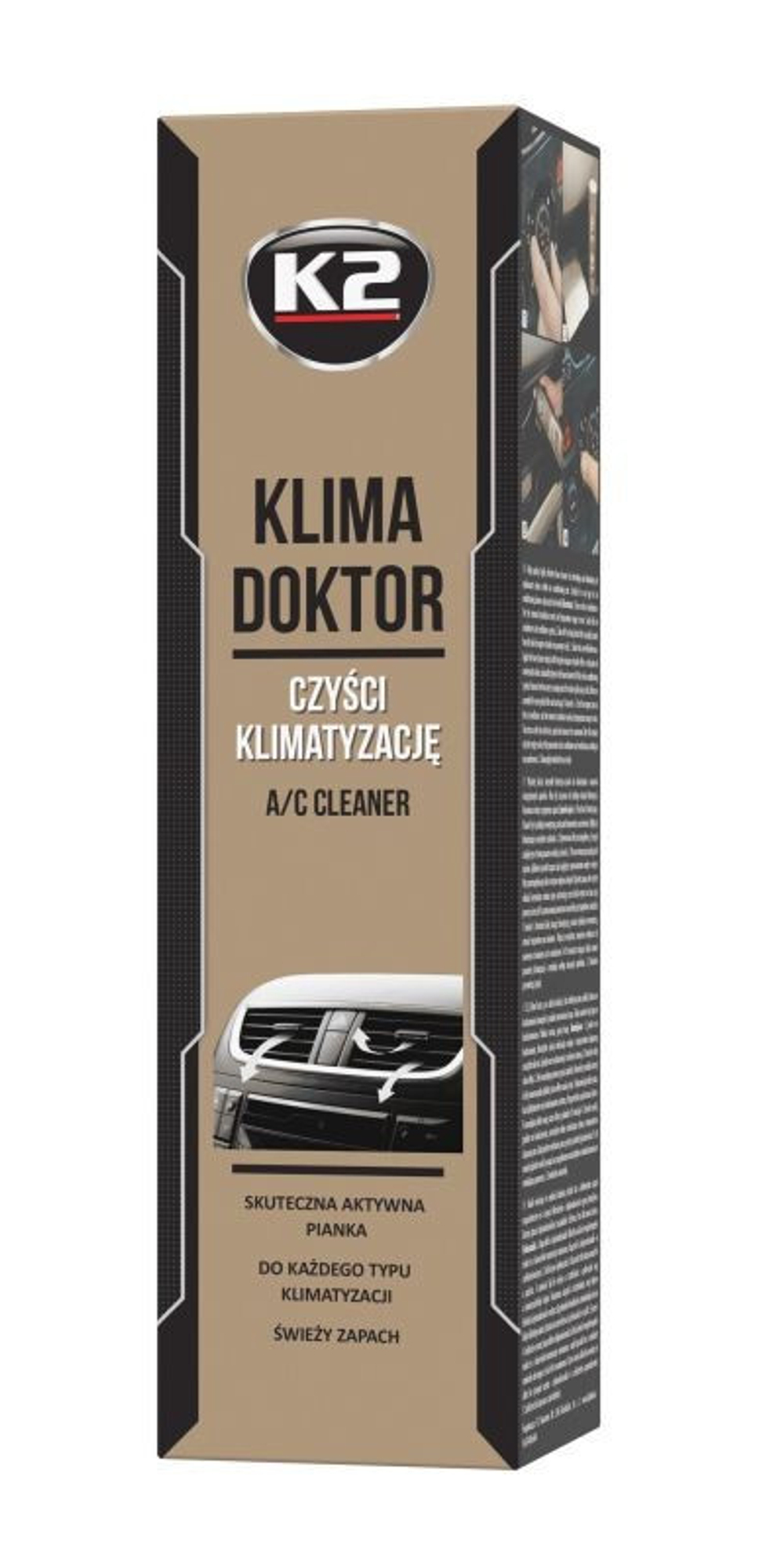 ОЧИСТИТЕЛЬ КОНДИЦИОНЕРА К2 KLIMA DOCTOR 500ML