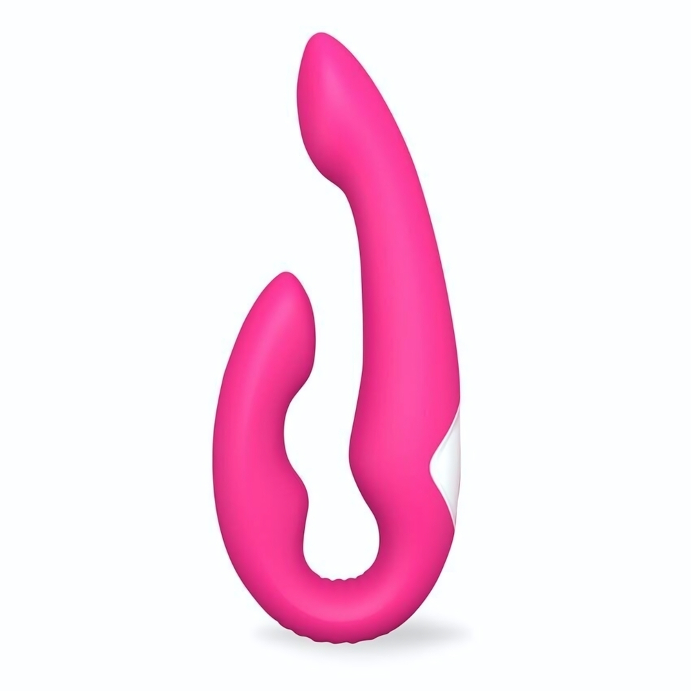 Розовый вибромассажер Regines-RCT - 21,3 см. (Цвет: розовый)