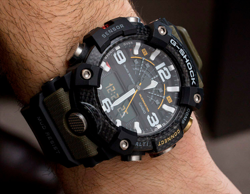 Японские наручные часы Casio G-SHOCK GG-B100-1A3ER с хронографом
