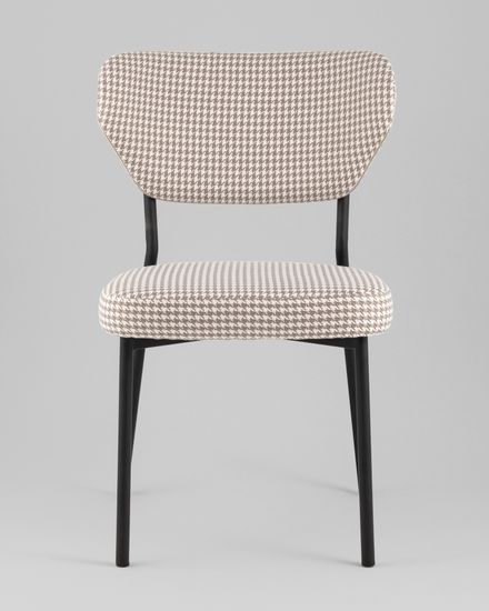 Стул Билл гусиная лапка бежевый