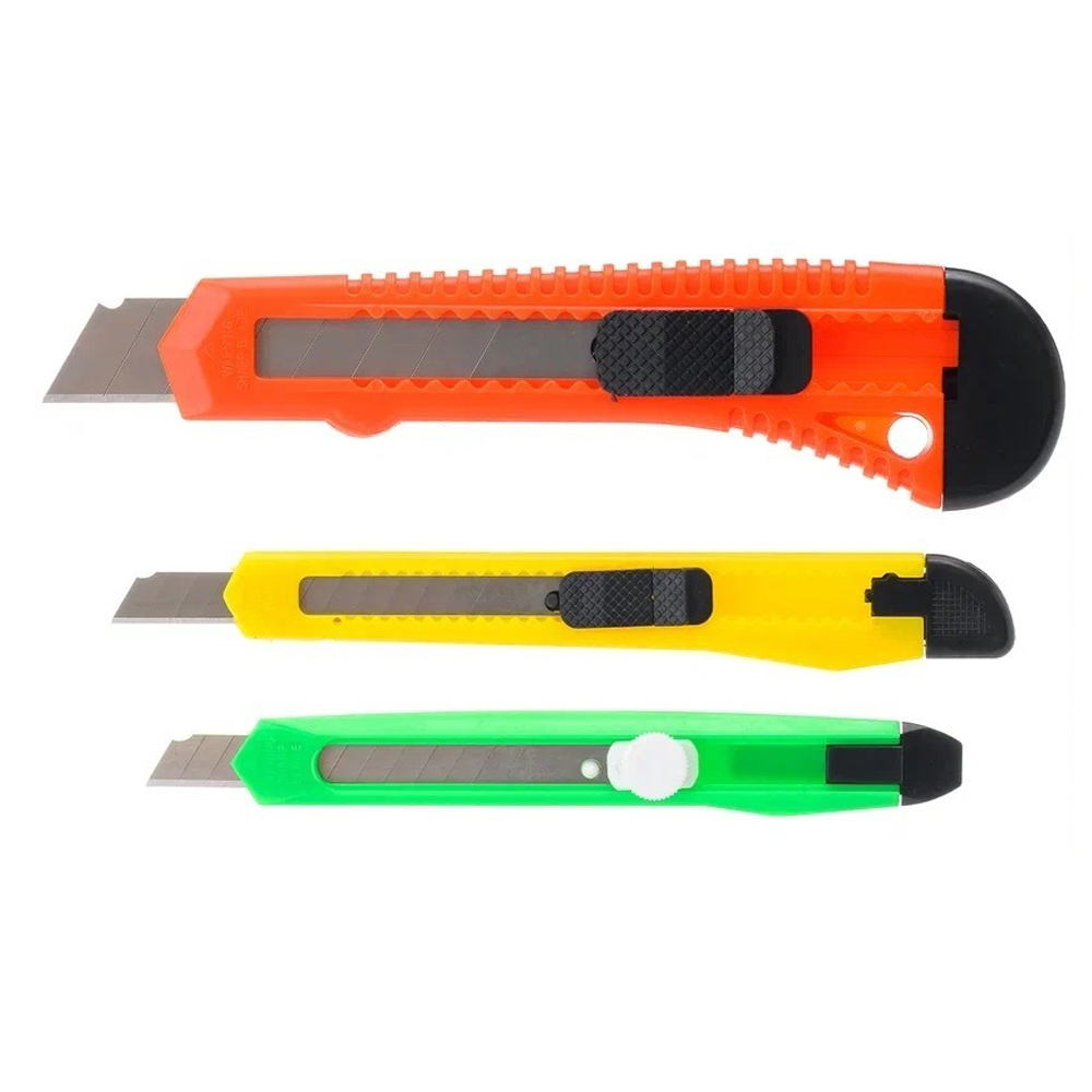 Нож канцелярский Basir для бумаги, набор из 3-х ножей