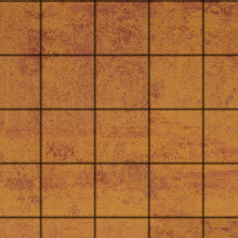 Тротуарная плитка КВАДРАТ 200х200 мм - Листопад гладкий Каир