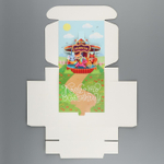 Коробка складная «Тебе», 16.5 × 16,5 × 5 см