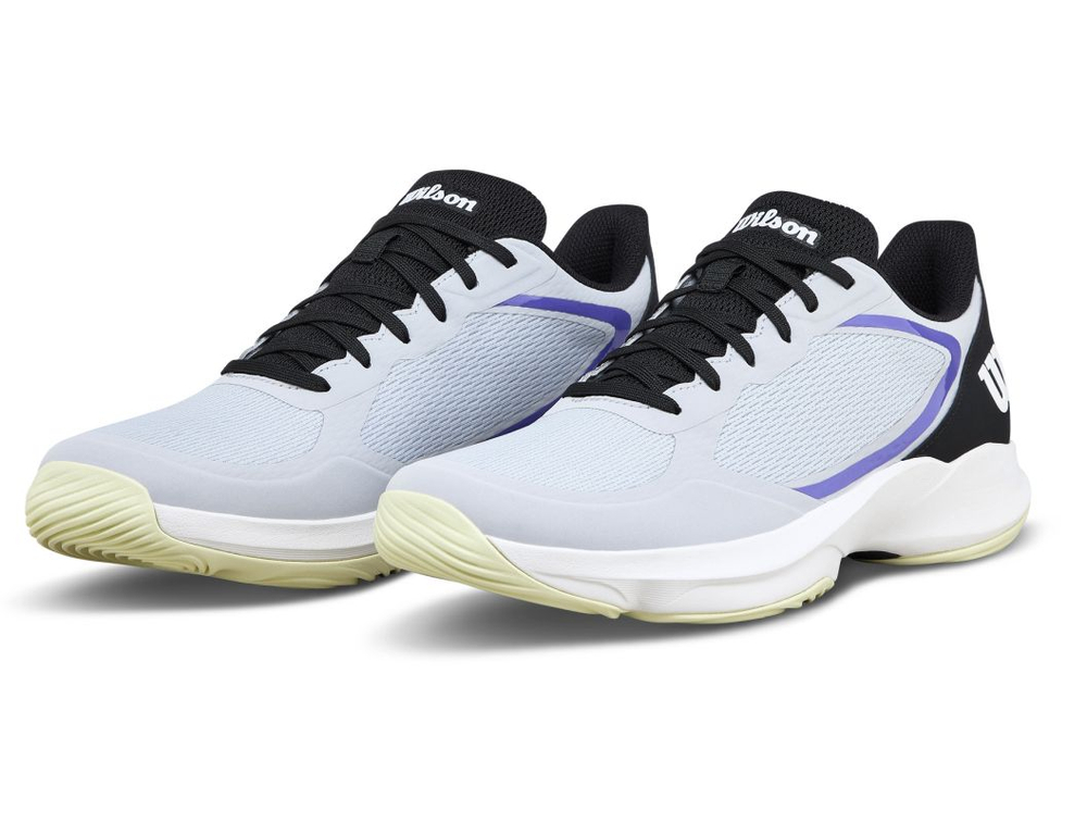 Мужские кроссовки для Падел Wilson Hurakn Lite - gray dawn/black/tender yellow