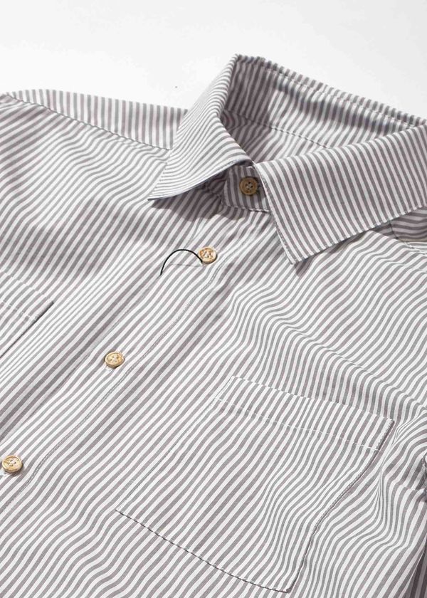 Рубашка Мужская в полоску/зарано - фото 5