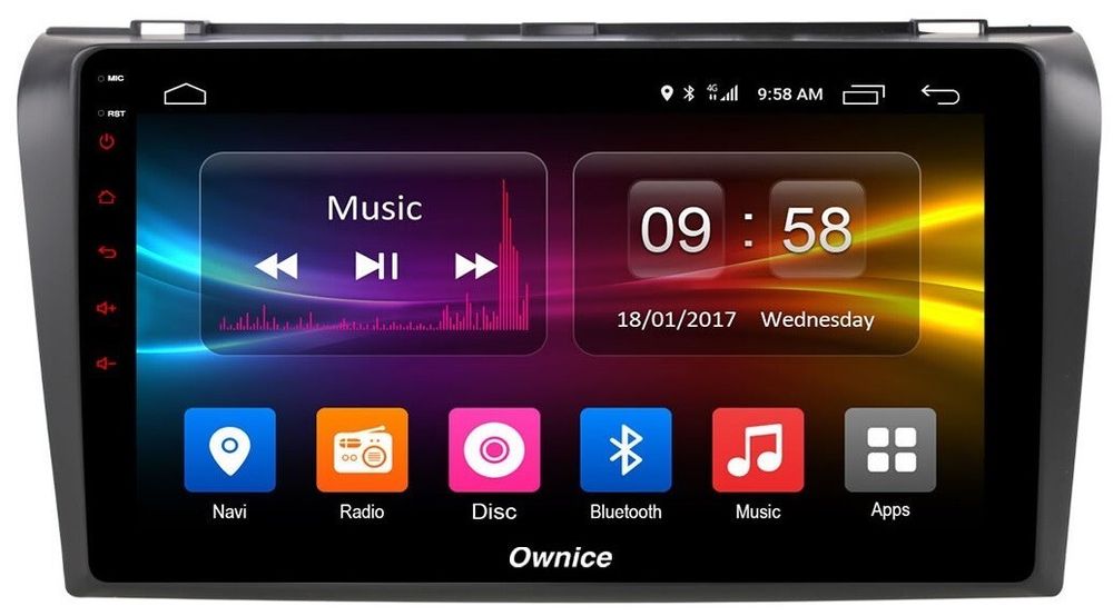 Магнитола для Mazda 3, Axela 2003-2009 - Carmedia OL-9503 QLed, Android 12, TS10, CarPlay, 4G SIM-слот