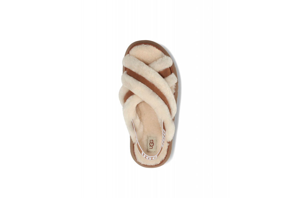 UGG W Disco Cross Slide Chestnut