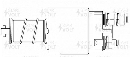Втягивающее реле ВАЗ 2101-1119/2121-21214/2123 н/о тип АвтоВАЗ StartVolt
