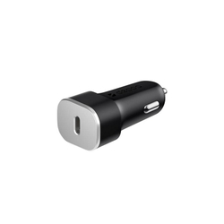 Разделитель автомобильный Deppa Car charger USB Type-C Power Delivery, 18 Вт D-11289 12/24V ( 5V/3A, 9V/2A, 12V/1.5A) Черный