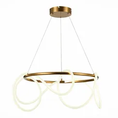 SL6102.303.55 Светильник подвесной ST-Luce Латунь/Белый LED 1*35W 4000K SAGRATO