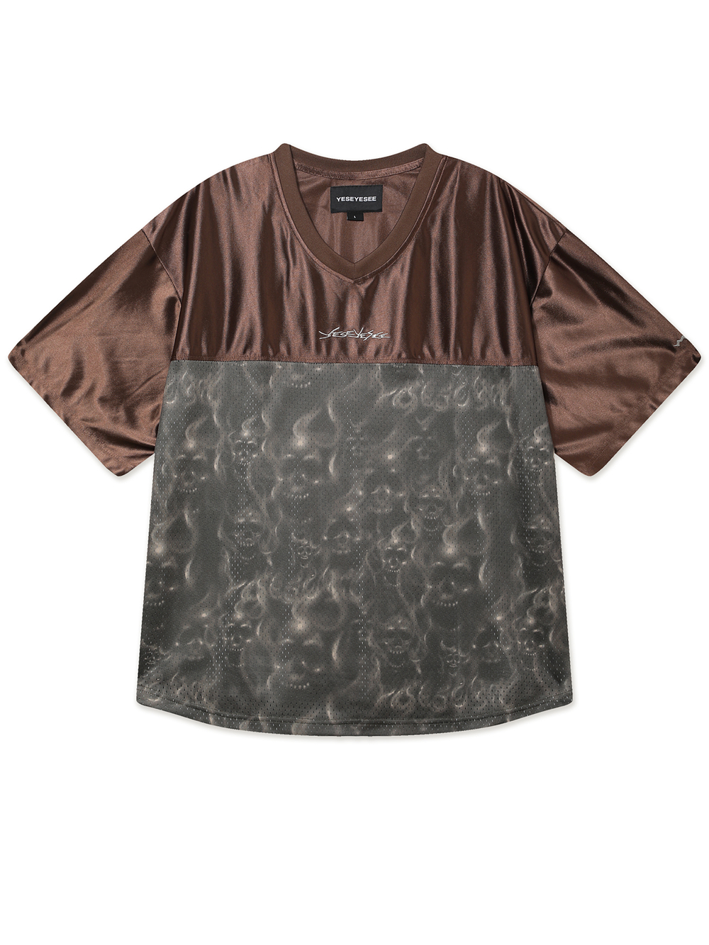 Мужская Футболка Y.e.s Skull Mesh