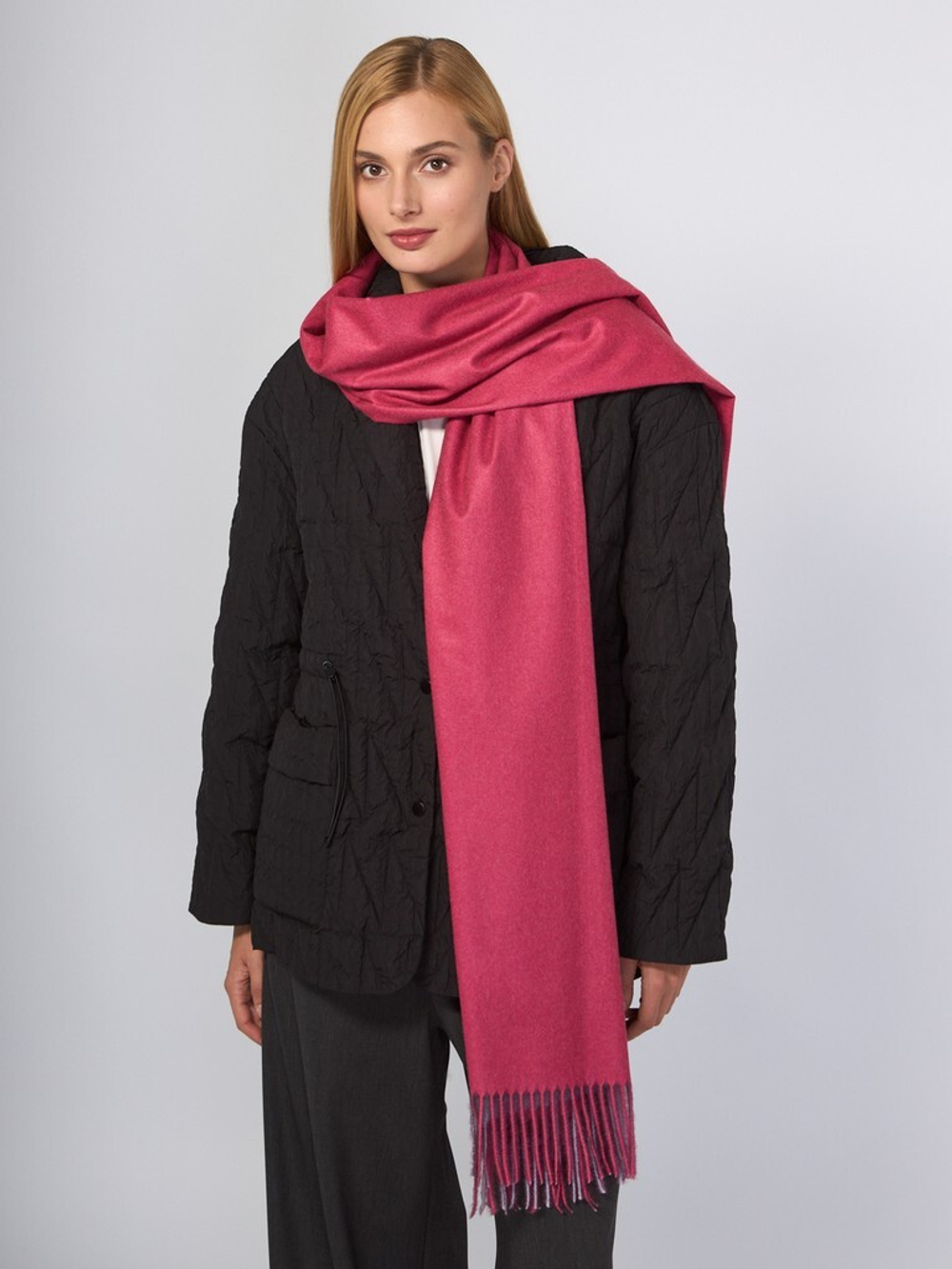Палантин LG33-266-08, бордовый