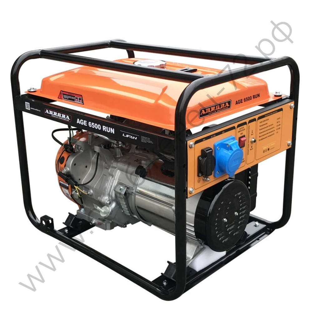 Бензогенератор Aurora AGE 6500 RUN (увеличенный топливный бак)