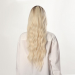 Парик искусственный цвет русый/блонд