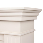 Каминокомплект Real Flame Ontario 42/BV WT с очагом Beverly 1000 (без обогрева)