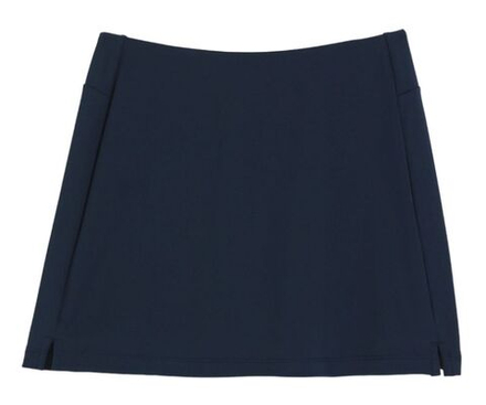 Детская теннисная юбка Wilson Kids Team Flat Front - classic navy