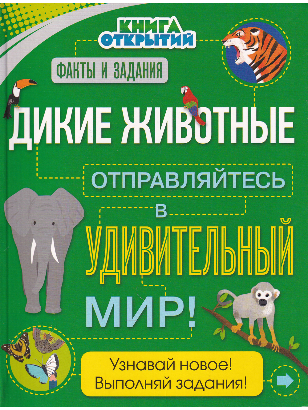 Дикие животные. Отправляйтесь в удивительный мир! Книга открытий