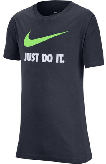 Футболка для мальчика теннисная Nike B NSW Tee Just Do It Swoosh - небесный