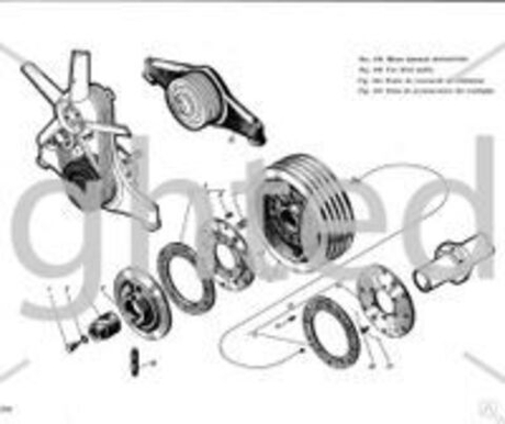 Валик вентилятора 1Д12, 1Д6Н, 2Д6Н, 2Д12Б 1214-14-5