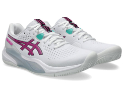Мужские теннисные кроссовки Asics Gel-Challenger 15 Clay - white/digital sakura
