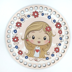 Донышко Принт Детское 15см Дизайн Девочки в ассортименте