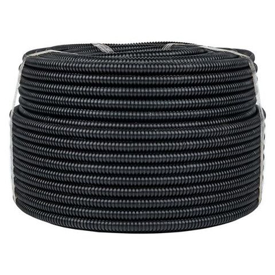 Труба гофр, ПНД с протяжкой d16 мм (100 м) черная EKF-Plast