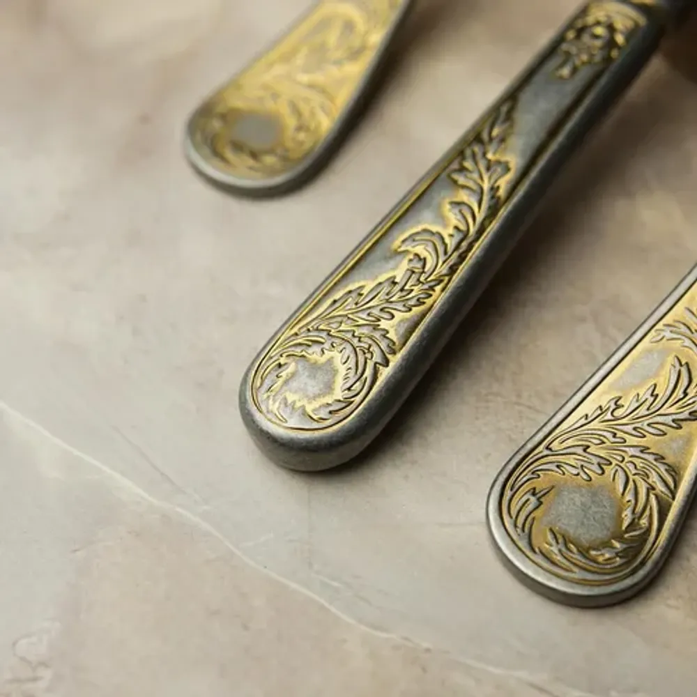 Нож десертный 20,7 см матовый с золотом Lord Vintage Style P.L. Proff Cuisine [12]