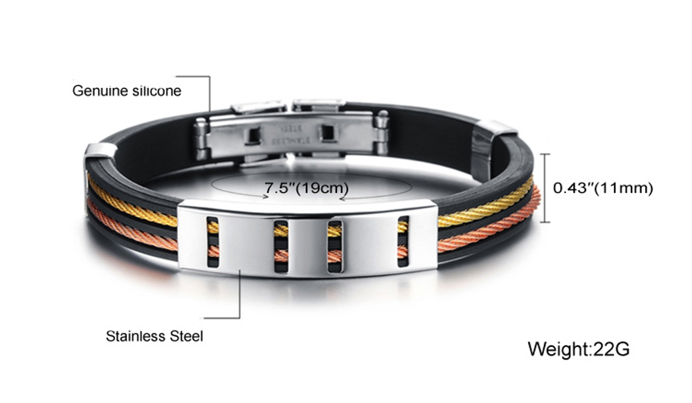 Браслет мужской Steelman mn00095