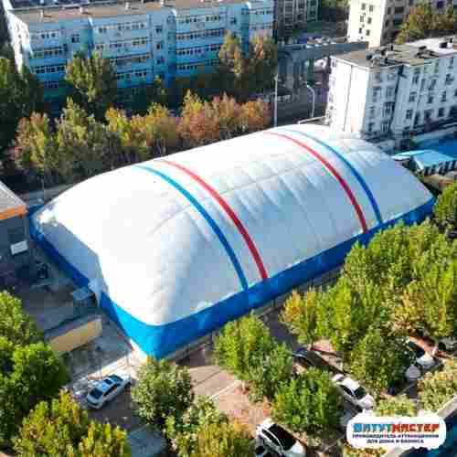 Воздухоопорное сооружение для футбола «Футбольный центр», 70×45×16 м