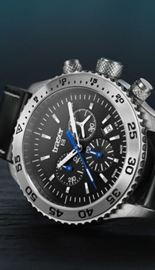Наручные часы Traser Aurora Chronograph 106832 (кожа)