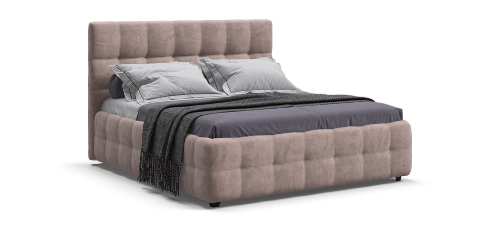 Кровать BOSS Велюр Royal пион NEW
